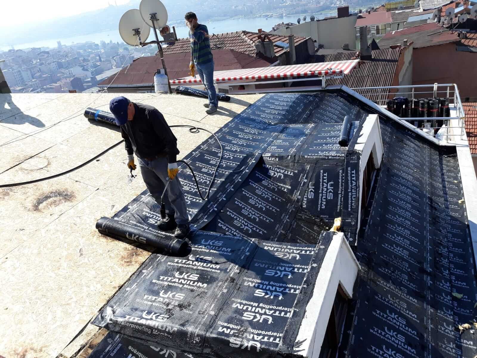 Çatı Yapımı ve Onarımı tamamlanmış uygulama